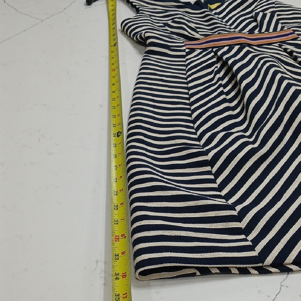 Maeve Black and White A-Line Midi Dress V-Neck Sleeveless New Without Tags - Picture 15 of 16